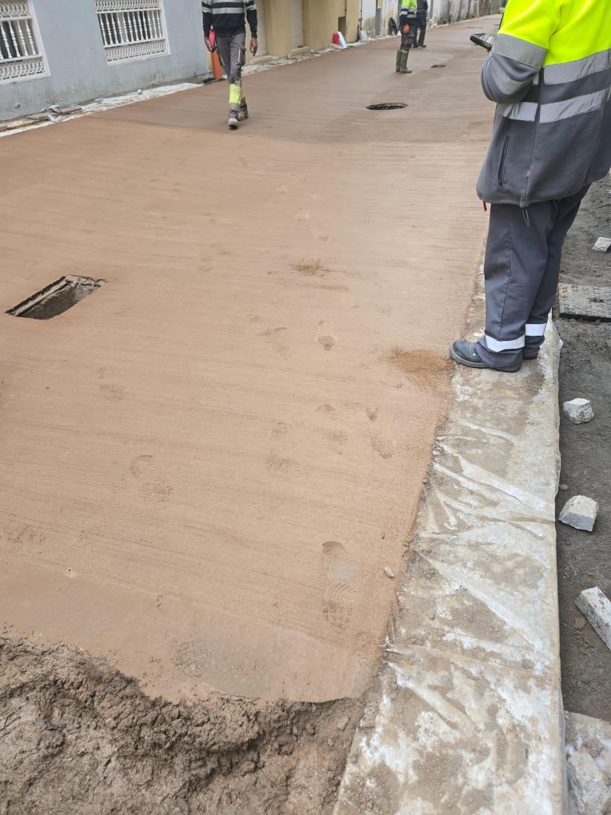 La zona pisoteada de la calle Lepanto.