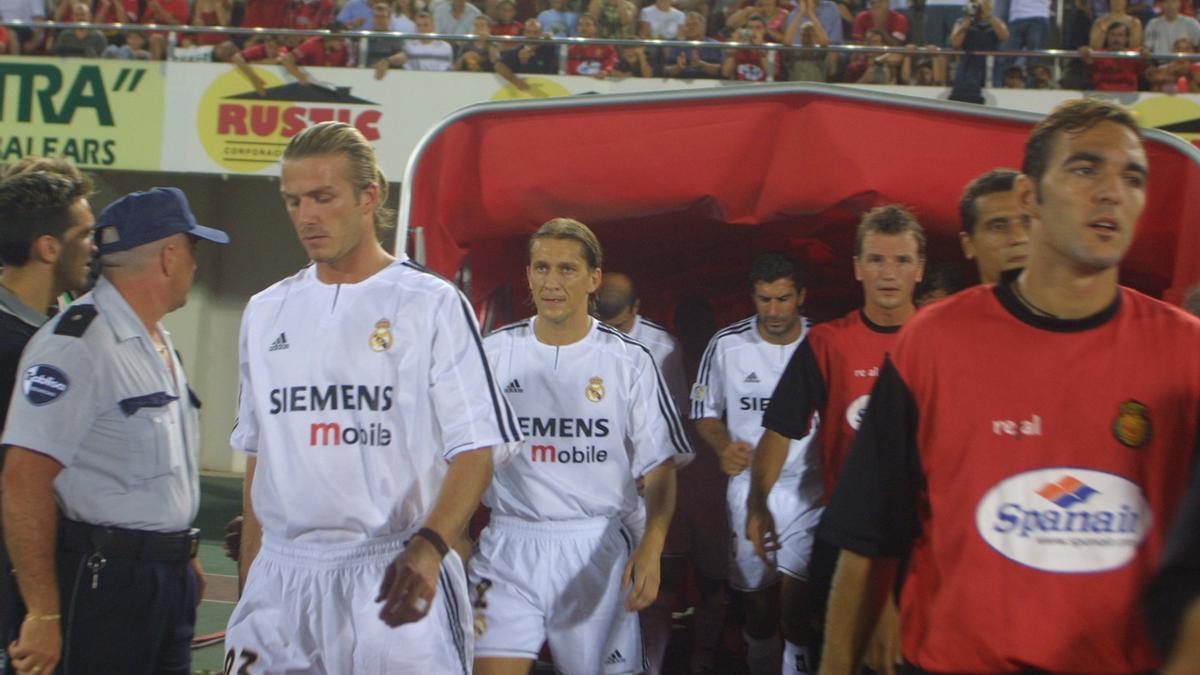 FOTOS | El papel del Mallorca durante los años de Beckham en el Real Madrid