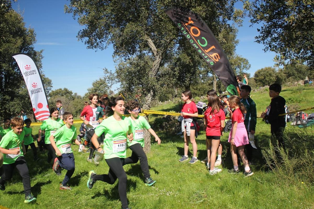Una de las pruebas del Campeonato de España de Orientación por Equipos de Centros Escolares.