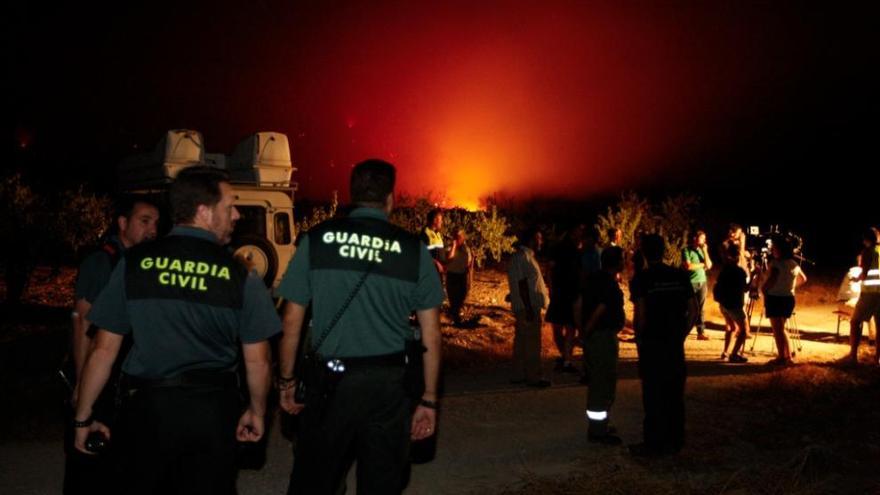 El Cañón de Almadenes se salva de las llamas en Cieza