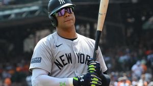 Juan Soto, en su etapa en los NY Yankees.