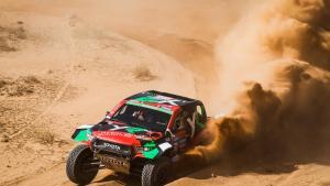 Al Rajhi, en acción durante el actual Dakar