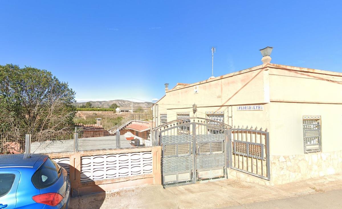 La casa de Francisco en Pedralba antes de ser arrasada