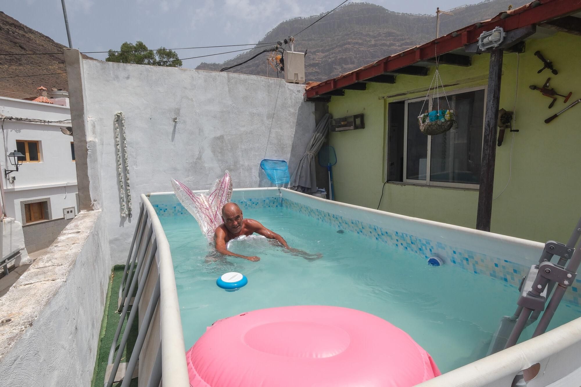 Ola de calor en el municipio de la Aldea de San Nicolás