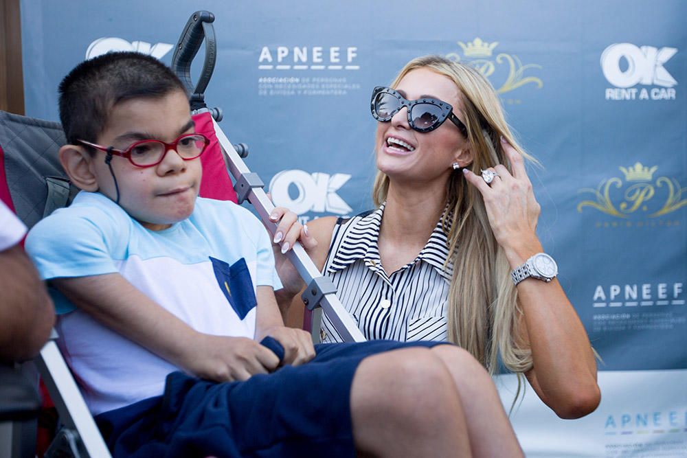 Paris Hilton, embajadora solidaria en Ibiza