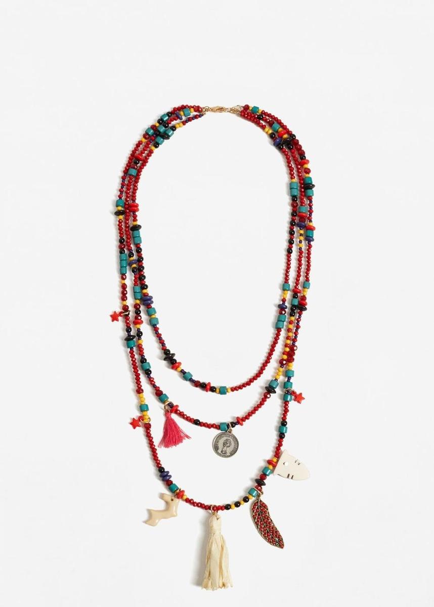 Joyería de verano: collar con abalorios