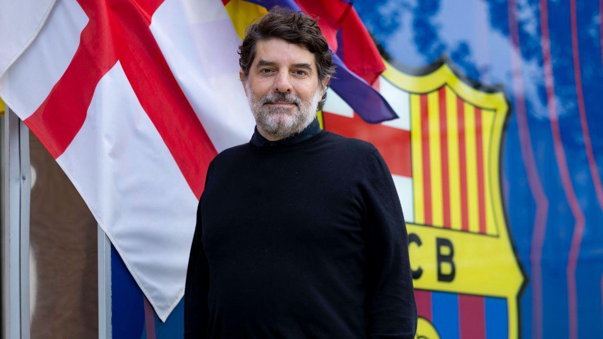 Juli Guiu, en las oficinas del FC Barcelona