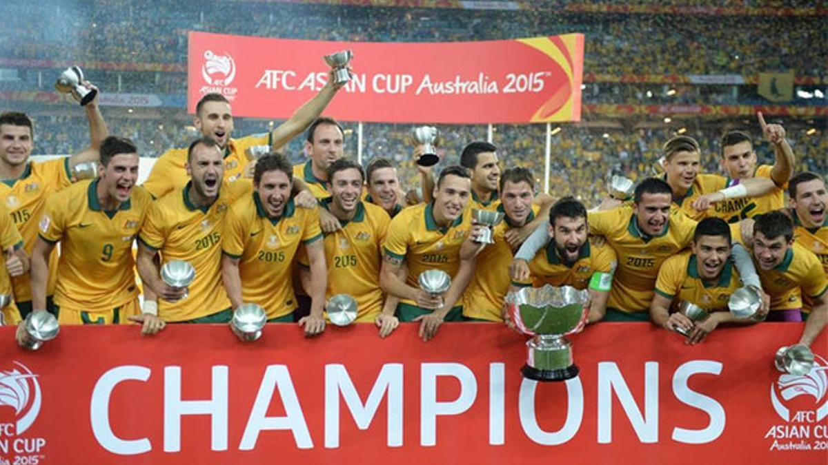 Australia celebra el título