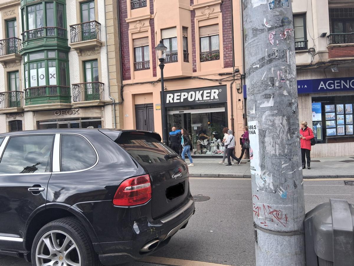 Un momento de la intervención.