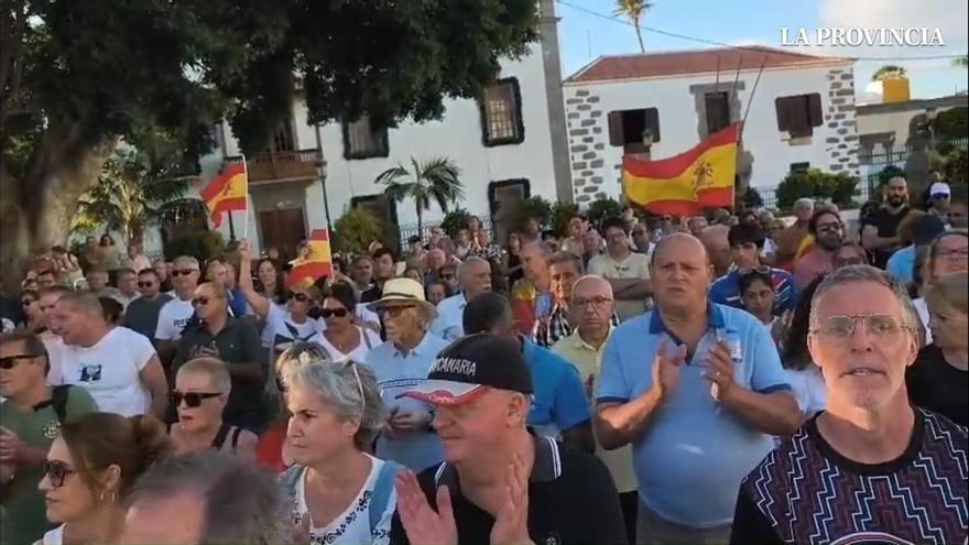 Manifestación en Las Palmas de Gran Canaria en apoyo a Ceuta