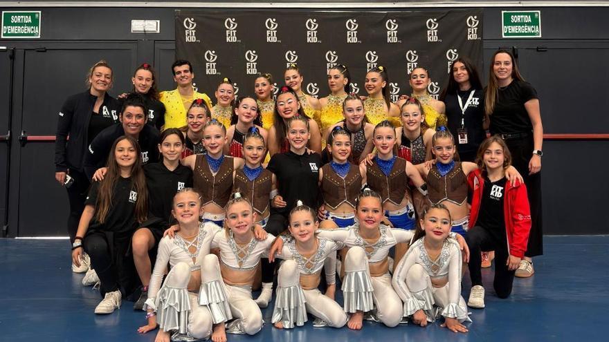 El Fit Kid Navàs suma tres ors i una plata al Campionat d'Espanya de Blanes