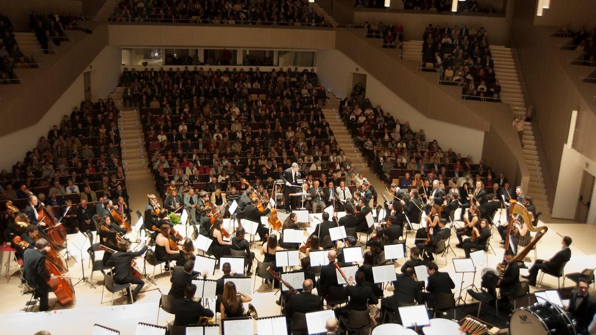 Imagen del interior del Auditorio de Torrevieja