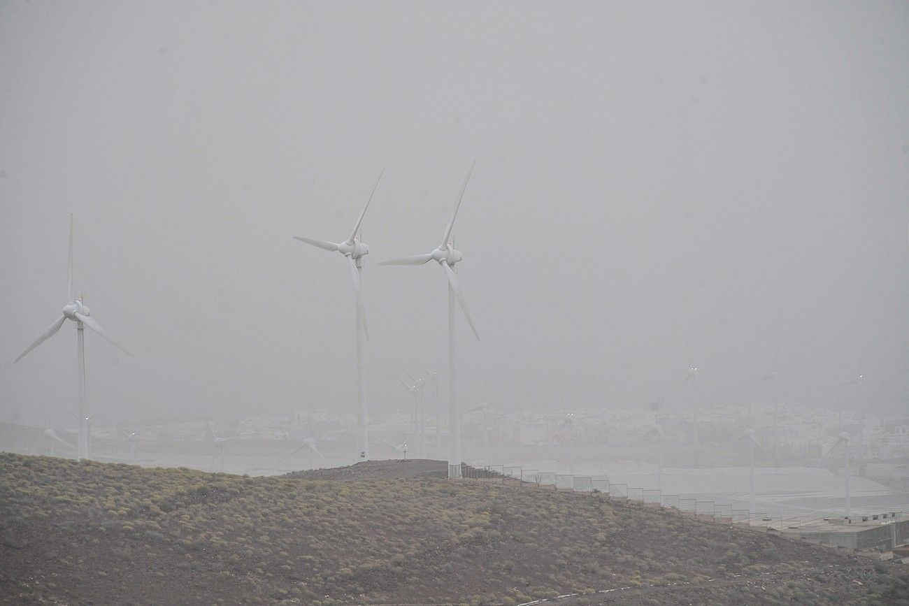 Calima en Las Palmas de Gran Canaria (17/03/2022)