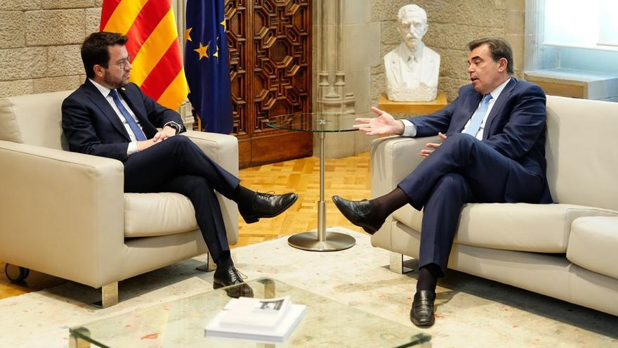 Aragonès reconduce las relaciones de la Generalitat con Europa tras la DUI