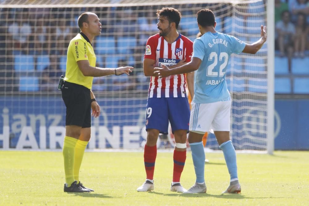 Intensidad a flor de piel en el duelo entre celestes y rojiblancos en el estadio de Balaídos.