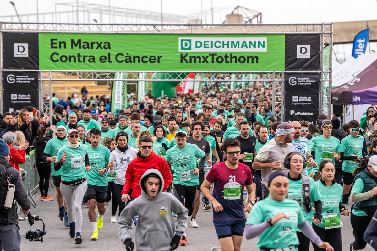 8a edición de la Cursa Solidària 'Barcelona en marxa contra el càncer'