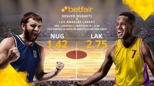 Denver Nuggets vs. Los Angeles Lakers: horario, TV, estadísticas, clasificación y pronósticos