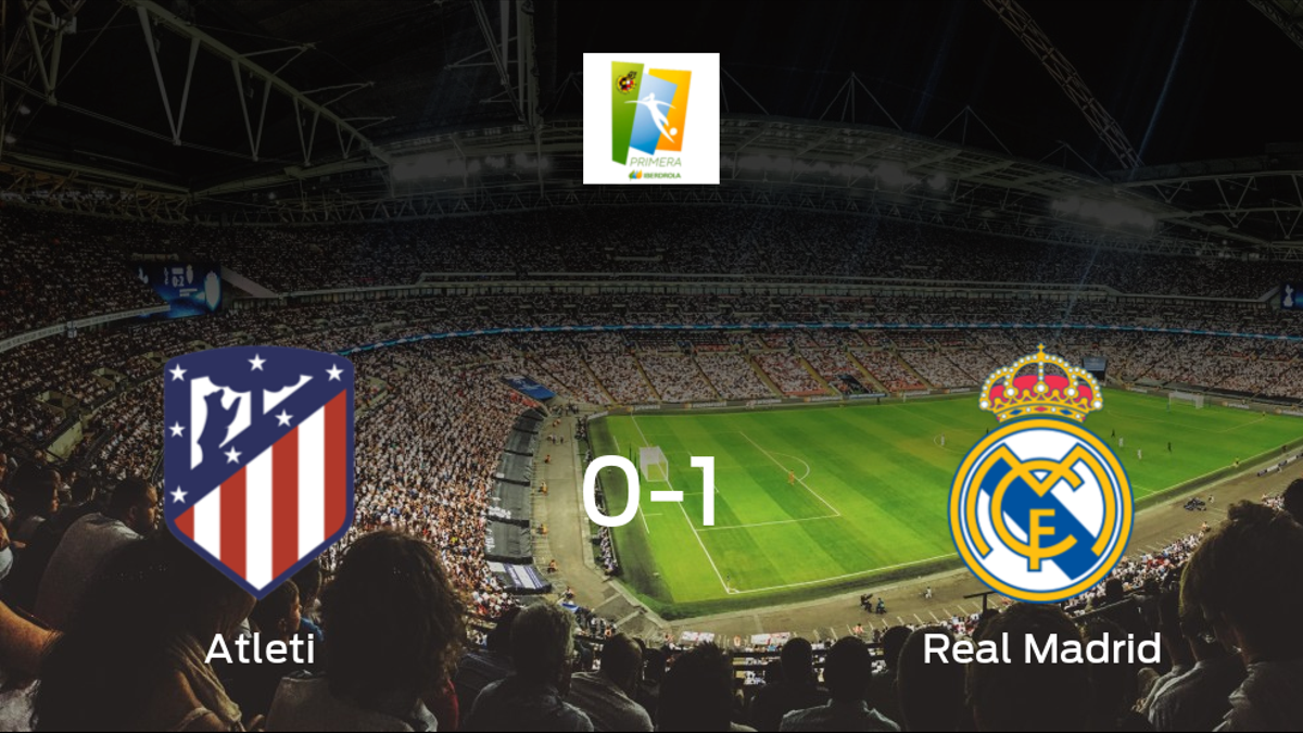 El Real Madrid Femenino se queda con los tres puntos después de ganar 0-1 al Atlético de Madrid Femenino