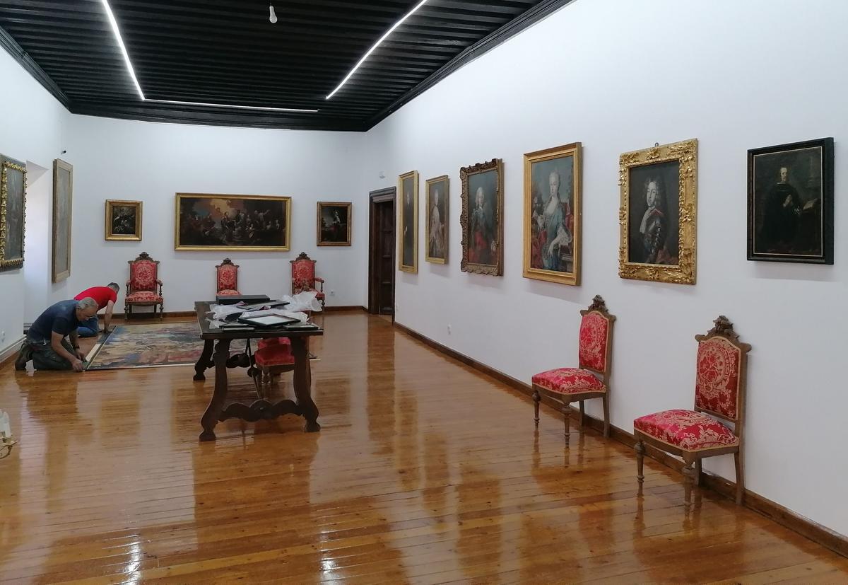 Sala en la que se exhibirá una serie de pinturas dedicadas a reyes y reinas