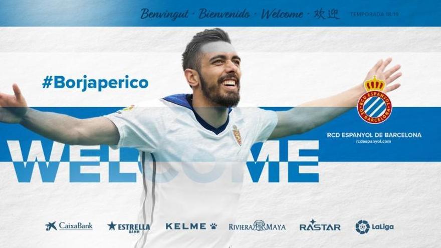 El Espanyol anuncia el fichaje de Borja Iglesias