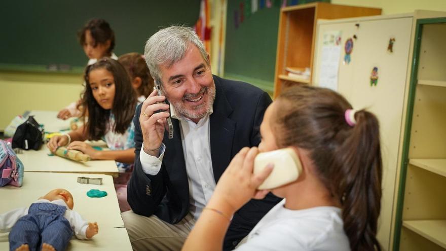 Clavijo abandera la educación pública en el inicio del curso