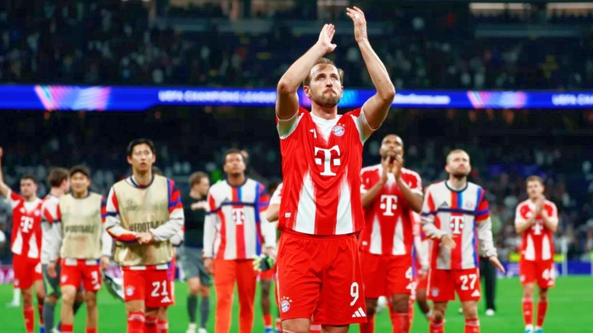 Kane y el Bayern celebraron triunfo Bernabéu 1 2