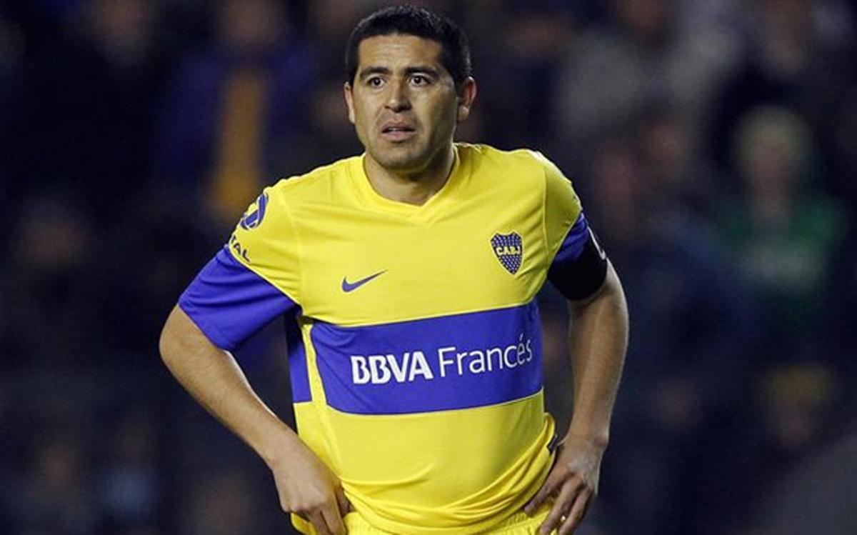 Riquelme en una de sus últimas apariciones