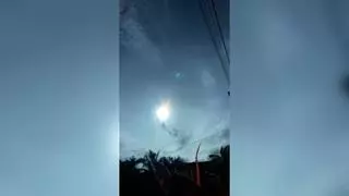 Un meteorito ilumina la noche en el norte de Filipinas