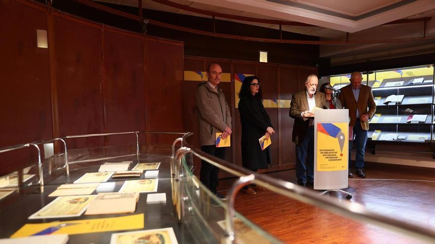 La Biblioteca de Asturias, centro neurálgico del Día de San Xurde con la vista puesta en la futura ampliación de su sede en Oviedo