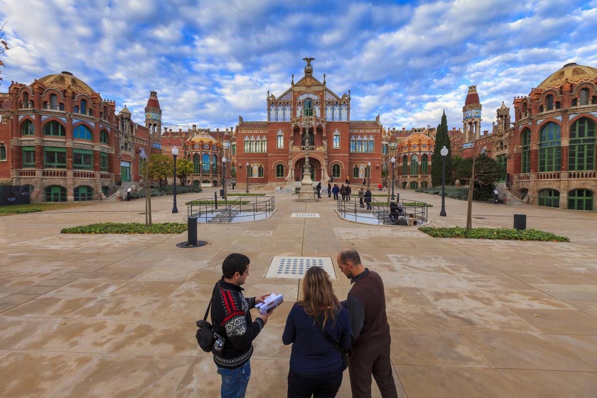 Recinto Modernista de Sant Pau, en Barcelona. 