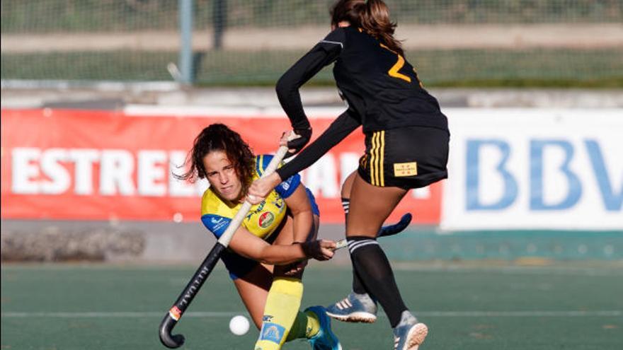 Imagen del partido entre la UD Taburiente y el Atletic Terrassa.