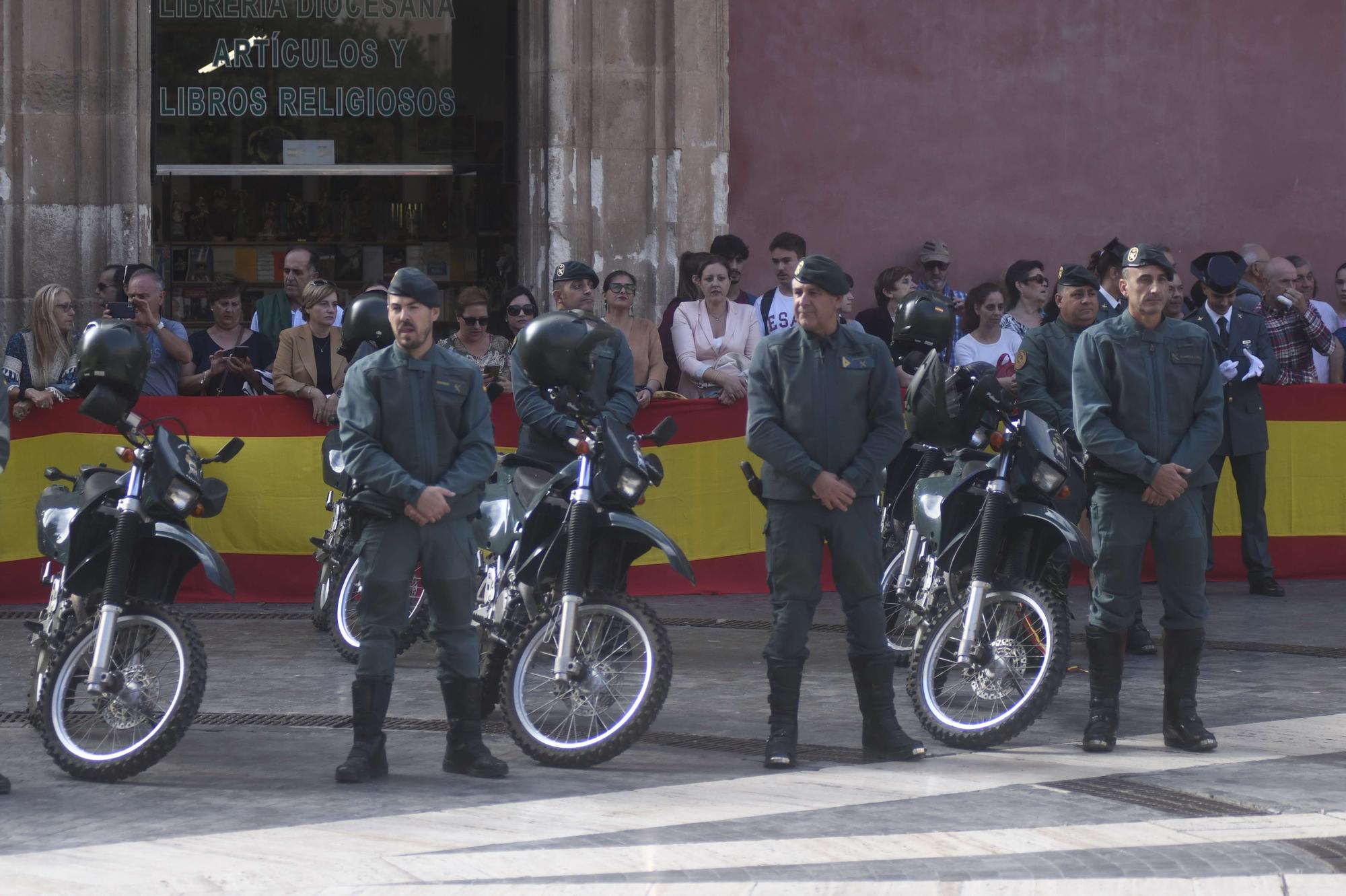 Acto institucional de la Guardia Civil en Murcia por el día de su Patrona