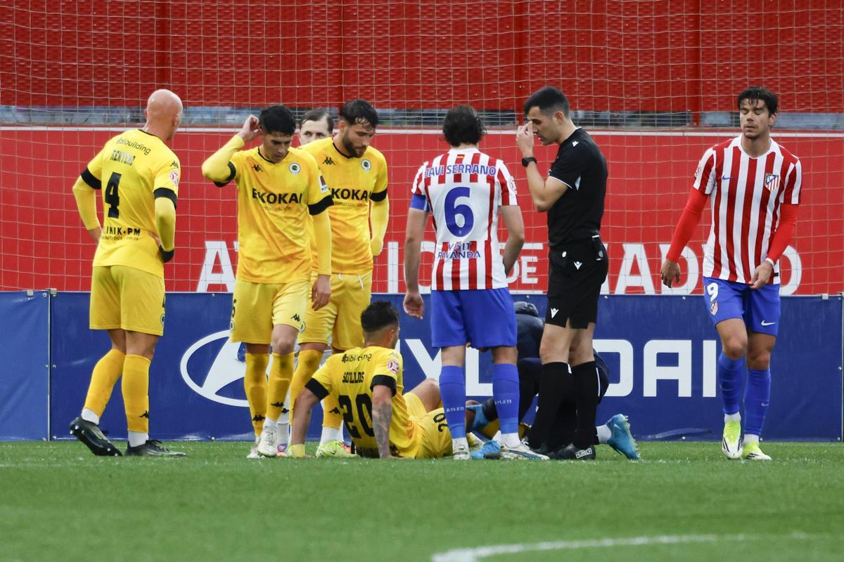Las mejores imágenes del Atlético de Madrid B - Hércules CF