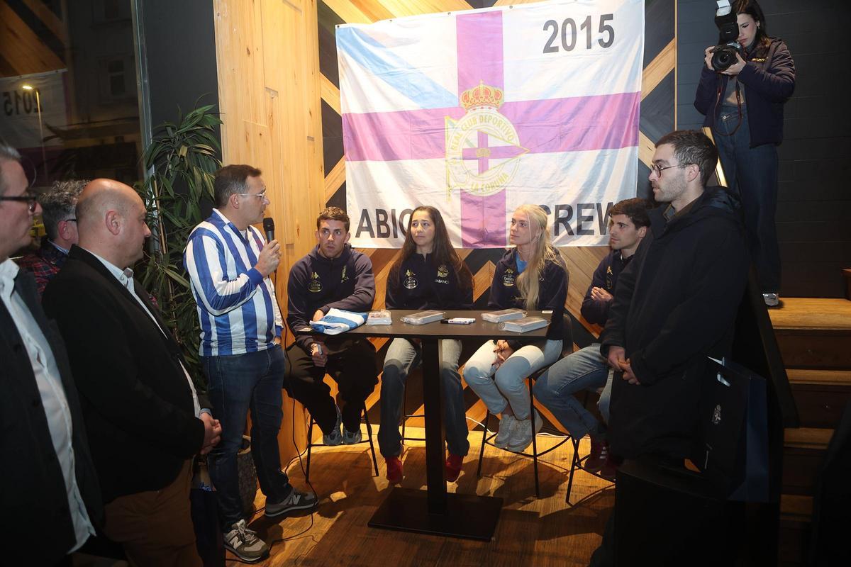 Inauguración de la peña deportivista A Bica