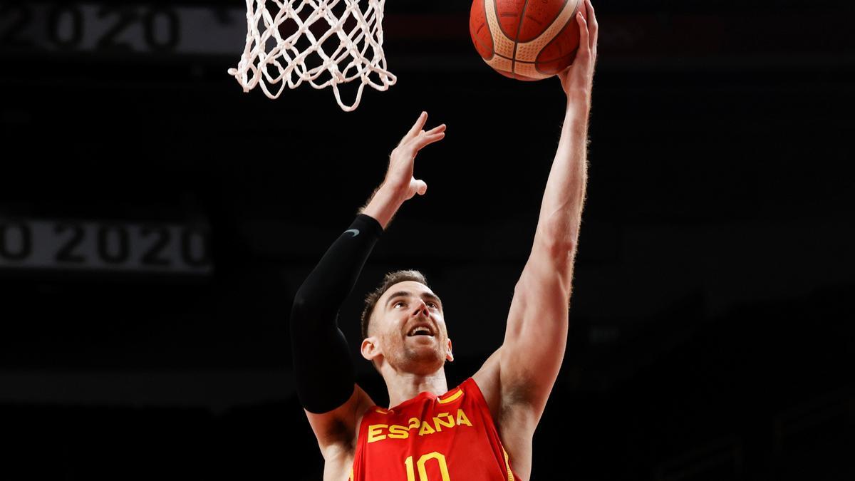 Víctor Claver, uno de los más destacados ante Japón.