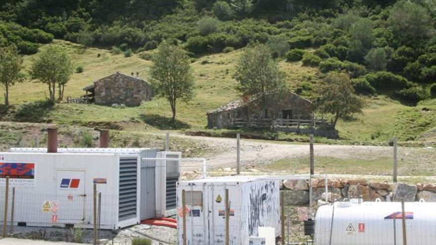 Los generadores que proporcionan electricidad a Fuentes de Invierno.