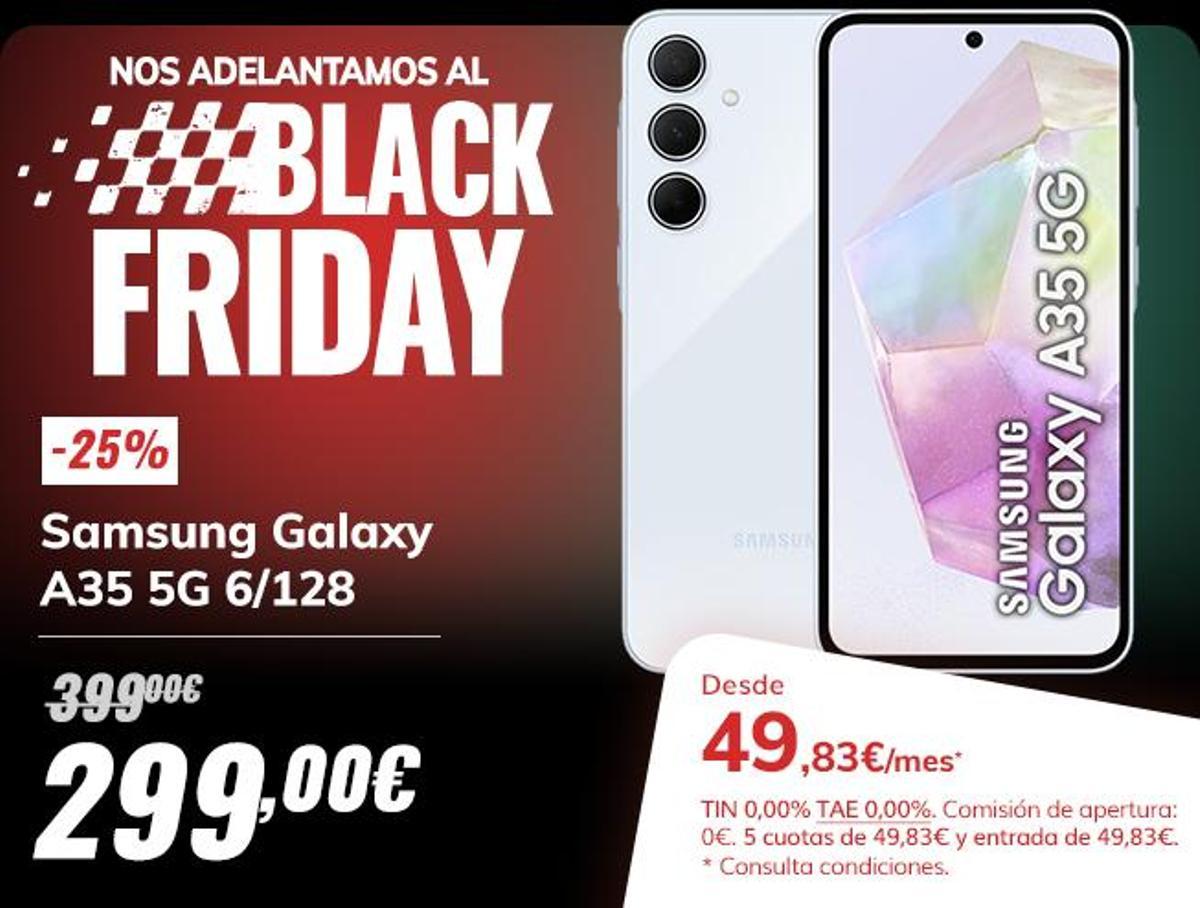 Las ofertas en móviles del Black Friday.