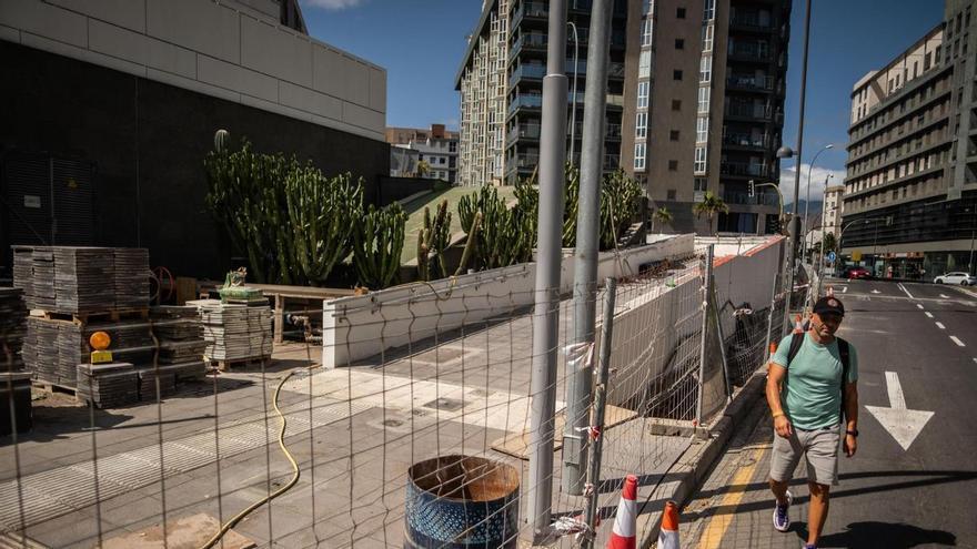 Obras para garantizar la seguridad de la esquina de Meridiano