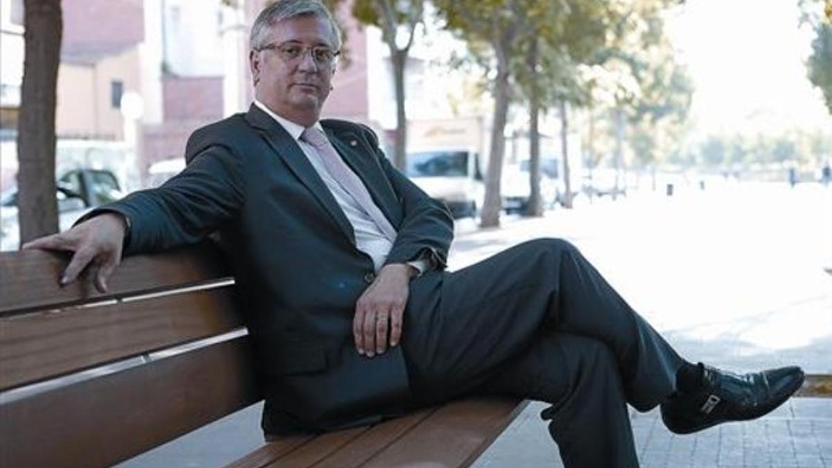 El director general de Serveis Penitenciaris, Xavier Martorell, el pasado mes de noviembre en Sant Cugat del Vallés.