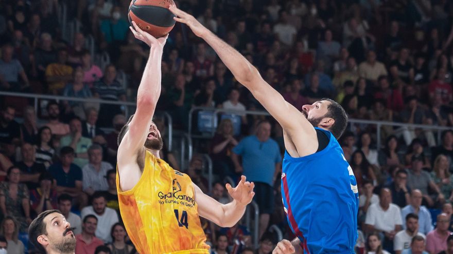 El Granca cae contra el Barça (93-82) pero intuye la senda del triunfo