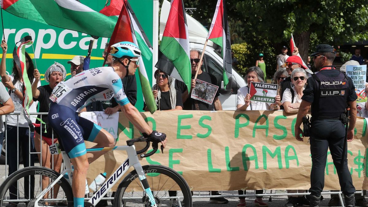 Una protesta ecologista se sumará a las propalestinas en el fin de la Vuelta en Madrid