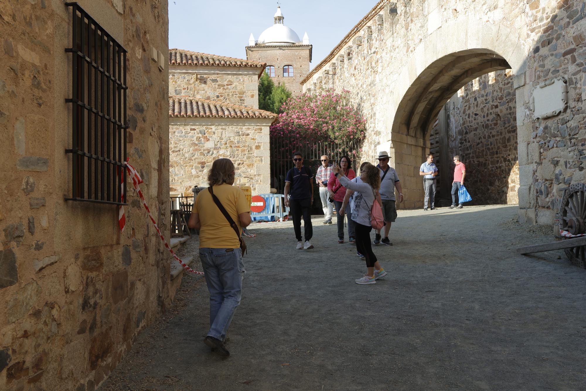 La Fuente de los Leones vuelve a Cáceres