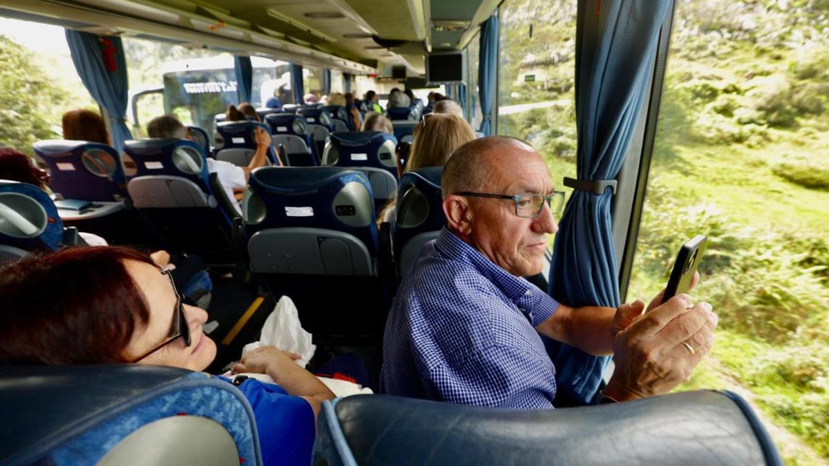 Así está la subida a los Lagos el día después al accidente de un autobús