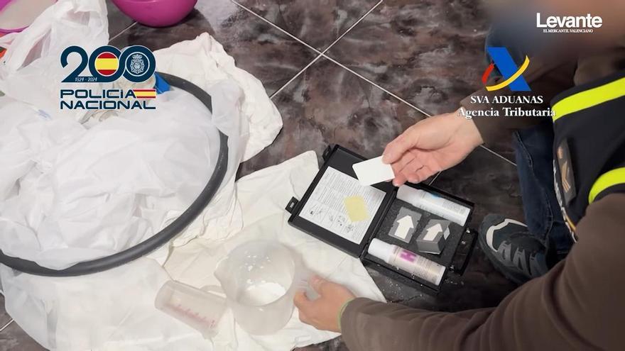 Los narcos disponían de una tonelada de precursores para extraer la cocaína de la pulpa de fruta