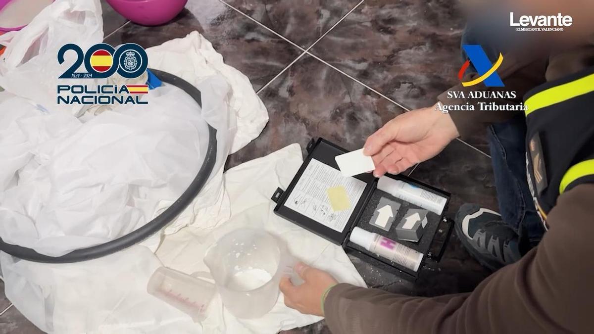 Desmantelado un laboratorio que iba a extraer cocaína de la pulpa de la fruta traída de Colombia