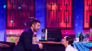 David Broncano y Lorena Nogal y su interpretación artística este lunes 21 de octubre en La Revuelta