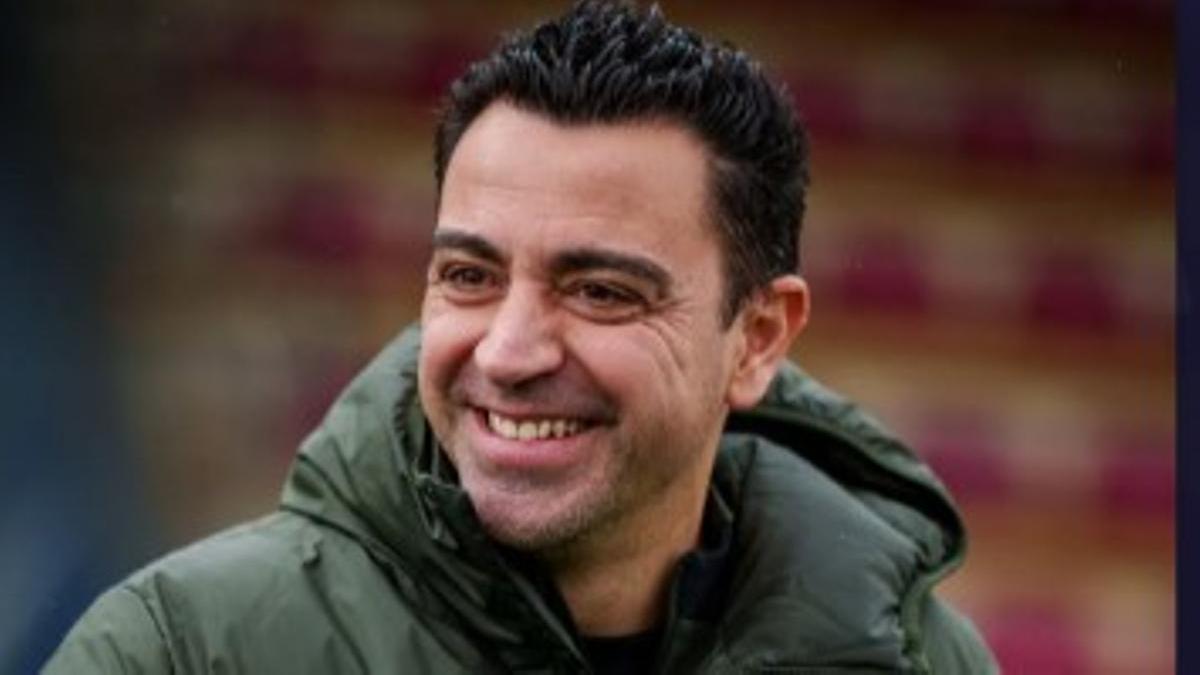 Xavi, en el entrenamiento del Barça preparando la visita a Sevilla para medirse al Betis en la Liga.