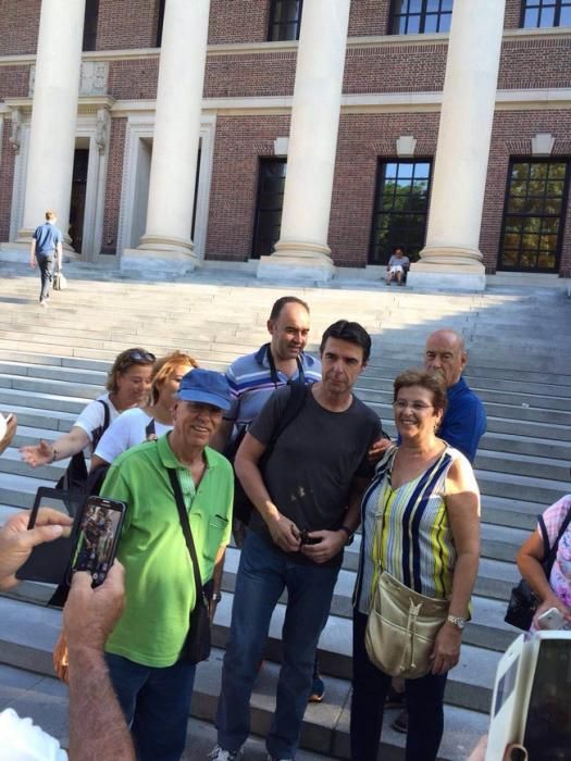 Un grupo de canarios se encuentra a Soria en Harvard