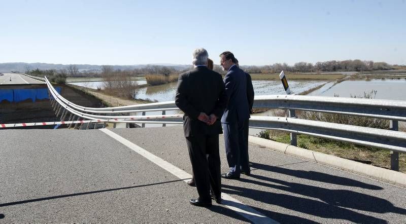 Fotogalería de la visita de Rajoy a la ribera del Ebro