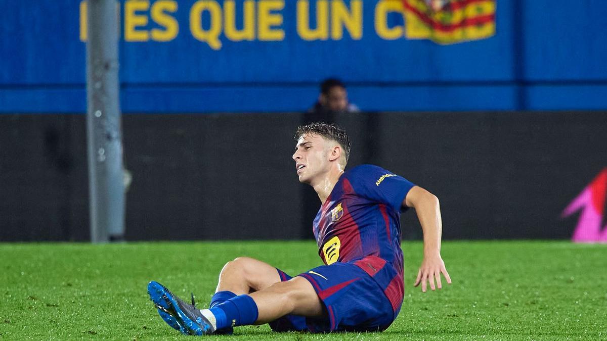 Fermín terminó el partido frente al Getafe lesionado